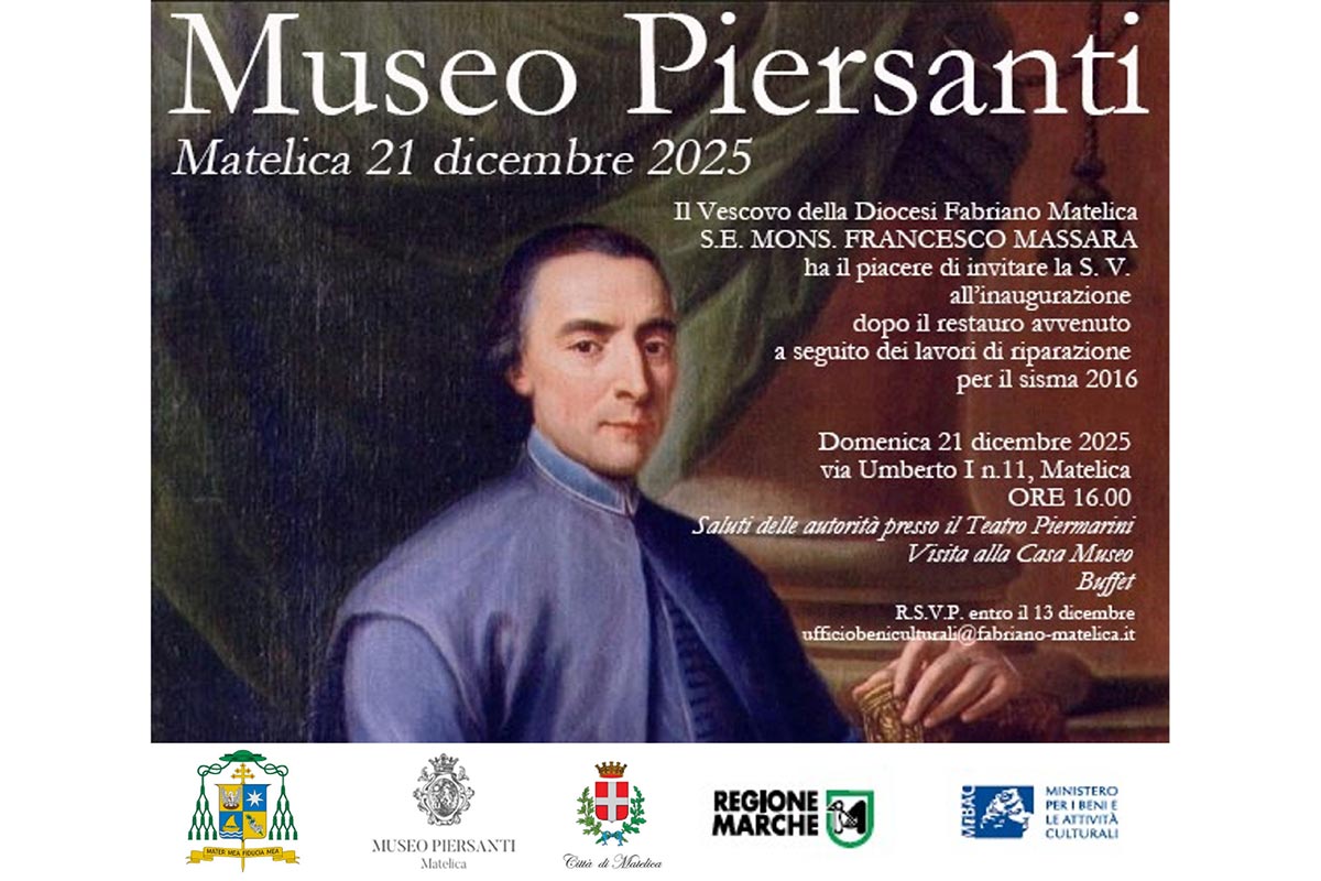 Museo Piersanti – Inaugurazione 21 Dicembre 2025
